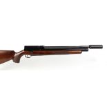 .22 Webley FX2000 bolt action pre charged air rifle (no magazine), fitted silencer, Monte Carlo