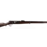 8mm x 60 Steyr 1866 Kroperchek bolt action rifle, 32,1/2 ins steel banded barrel, fully stocked with