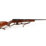 .22 CZ Model 511 semi automatic rifle, 22,1/2 ins threaded barrel, 5 shot magazine, pistol grip
