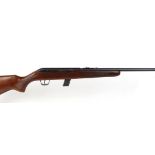 .22 Lakefield Model 64B semi automatic rifle, 20,1/2 ins threaded barrel, 10 shot magazine, semi