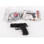 .177 (BB) CZ75P-07 Duty Co2 air pistol, no.11G71254, boxed, with silencer and quantity of Co2