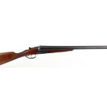16 bore boxlock non ejector, Spanish, 26 ins barrels, 1/4 & full, 70mm chambers, plain action with