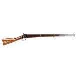 12 bore persussion sporting gun by Zoli, 32 ins barrel (black powder only), half stock with