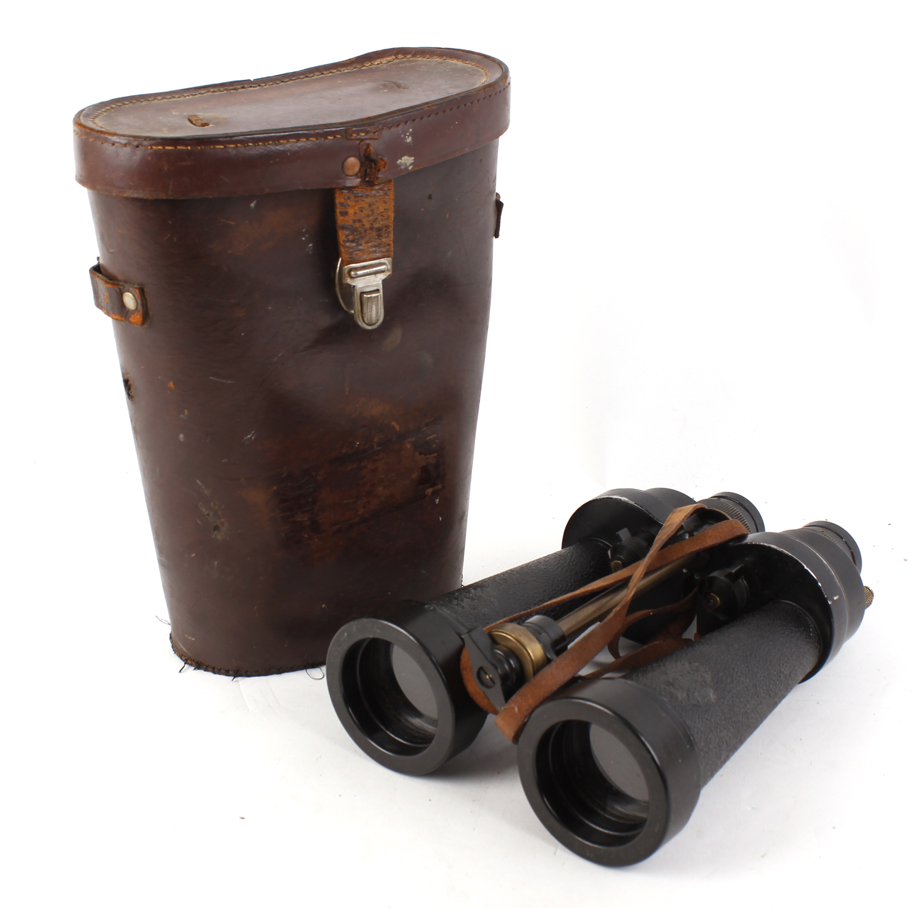 Barr & Stroud British 7x CF41 Military Binoculars, cased