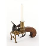 Flintlock brass tinder lighter