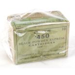 20 x .450 Kynoch Express 3,1/2 ins black powder cartridges in original boxes (FAC)