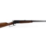 .22 Miroku ML 22 lever action rifle, 20 ins barrel threaded for moderator, tube magazine, no.