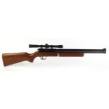 .177 Sharp Innova pump up air rifle, mounted 4 x 20 scope, no.