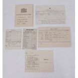 Quantity of shoot cards including Windsor Great Park; Chevening; Elveden; Chatsworth;