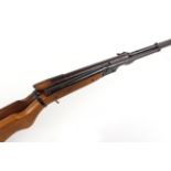 .22 Lincoln Jefferies type air rifle; .