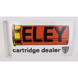 Enamelled Eley Cartridge Dealer trade sign