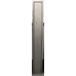 Three gun security cabinet, 59 x 8 x 8,