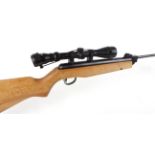 .22 Webley Vulcan break barrel air rifle, mounted 3-9 x 40 scope, no.