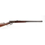 .32(rf) Marlin Model 1892 lever action rifle, blade foresight, adjustable rear sight, tube magazine,