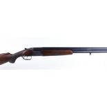 12 bore Baikal over and under, 27 ins barrels, ¼ & ic, 2¾ ins chambers, engraved action, 14½ ins