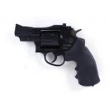 .177 Gamo R-77 Combat Co2 revolver, black rubber grips, no. 1936-04