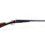 12 bore boxlock non ejector by Larranaga, 27½ ins barrels, ¼ & ¾, 70mm chambers, polished action