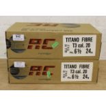 500 x 20 bore RC Titano R3 24g no.6½ shot fibre wad cartridges (Section 2 licence required)