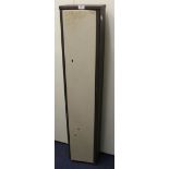 3 gun steel security cabinet 51 ins x 10 ins x 6 ins, with keys