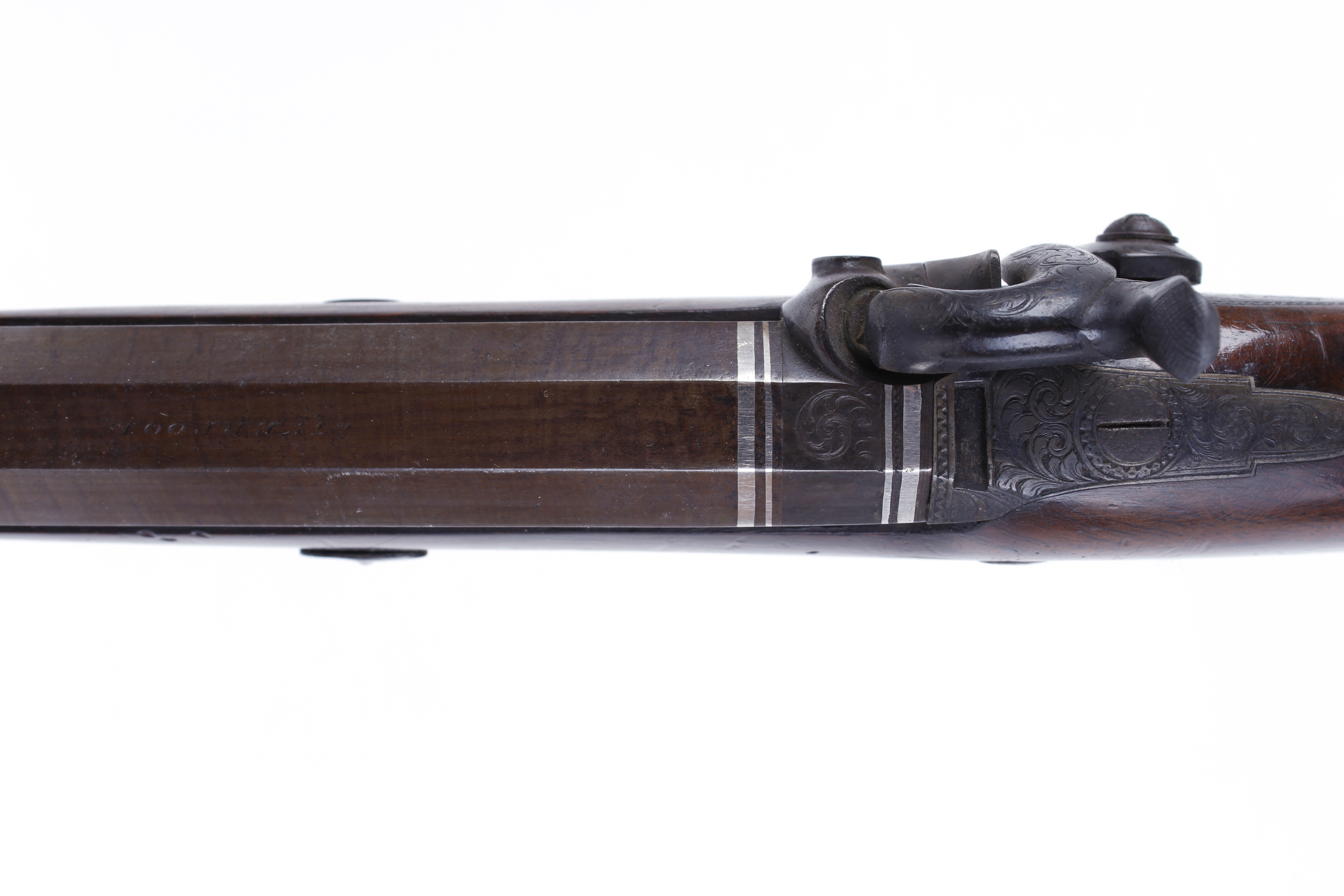 Cased pair 40 bore Percussion target pistols by Williams & Powell, each with a 10 ins damascus - Image 15 of 27