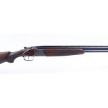 12 bore Laurona over and under, 28 ins barrels, full & ½, file cut ventilated rib, 3 ins Magnum