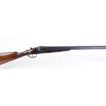 12 bore boxlock ejector by Essex, 27½ ins barrels, ¼ & ½, raised game rib, 70mm chambers, engraved