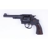 .45 Smith & Wesson U.S. Army Model 1917 six shot double action closed frame revolver, 5½ ins