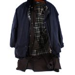 Three waxed cotton jackets, sizes XL & XXL