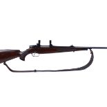 .243 Steyr Mannlicher Luxus bolt action rifle, 24 ins rope twist open sighted barrel, 5 shot quick