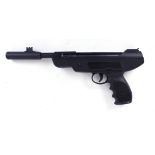 .22 SMK XS26 break barrel air pistol, cocking aid, synthetic pistol grip