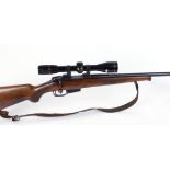 .22 Hornet BRNO Model ZKW465 bolt action rifle, 23½ ins barrel, four shot magazine, double set