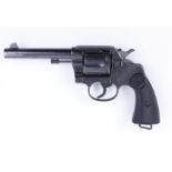 .455 Colt New Service six shot double action closed frame revolver, 5½ ins barrel stamped COLT'S