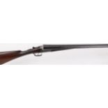 12 bore boxlock non ejector by Arthur Hill, 30 ins barrels, ½ & full, plain action, 14¼ ins straight