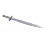 French Infantry Gladius 1831 pattern type side arm, 19 ins double edged blade
