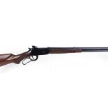 .357 Magnum Winchester Model 94AE lever action rifle, 24 ins barrel, tube magazine, mounted Williams