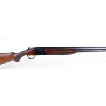 12 bore Winchester Model 99 over and under, ejector, 28 ins barrels, ic & ic, engine turned