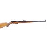 .22 Walther bolt action rifle, 22 ins barrel, tunnel foresight, ramp rear sight, 5 shot magazine,