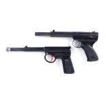 .177 Diana Model 2 air pistol; Harrington GAT air pistol (2)