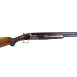 12 bore Browning (FN) over and under, ejector, 27½ ins barrels, ½ & ¼, broad ventilated rib, 2¾