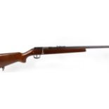 .22 Anschutz, bolt action, 21½ ins barrel, open sights, no.541827 (FAC required)