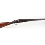12 bore boxlock non ejector by Wm Moore & Grey, 30 ins barrels, ic & ¾, 14¼ ins straight hand stock,