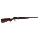 .22 CZ 452-2E American bolt action rifle, 21 ins threaded barrel, 5 shot magazine, sling swivels,