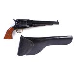 .44 Navy Arms Co. Remington black powder percussion revolver, 8 ins octagonal barrel, plain 6 shot