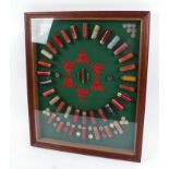 Framed and glazed cartridge display board (Section 2 licence required)