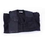 Barbour skeet vest in black, size 44