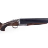 12 bore Akkar Mammut triple barrelled sporting gun, 28 ins steel shot proofed multi choke barrels