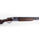 12 bore Beretta S55 over and under, 28 ins barrels, ½ & ½, narrow file cut ventilated rib, brushed