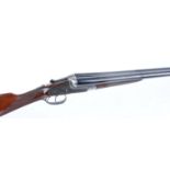 12 bore sidelock ejector by T Bland, 30 ins sleeved barrels inscribed Thomas Bland & Sons, 2 King