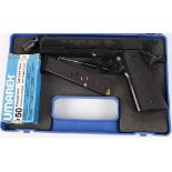 9mm Umarex Colt Government 1911 A1 blank firing (forward venting) semi automatic pistol, with