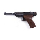 .22 Hy-Score target overlever pump up air pistol (minor repair to grip), no. 895796